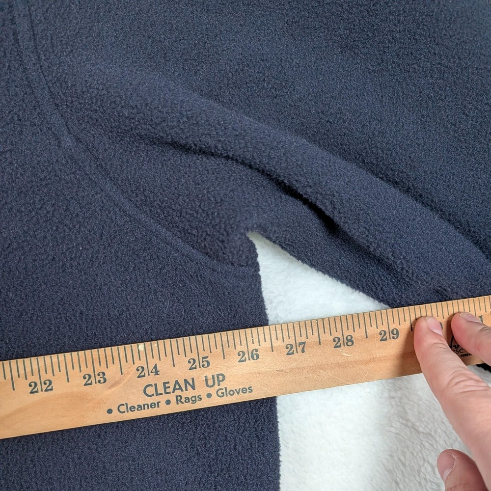 Vintage Woolrich Polartec Pullover Mens XLT Blue Fleece Snap Collar Big Tall USA - Picture 6 of 12